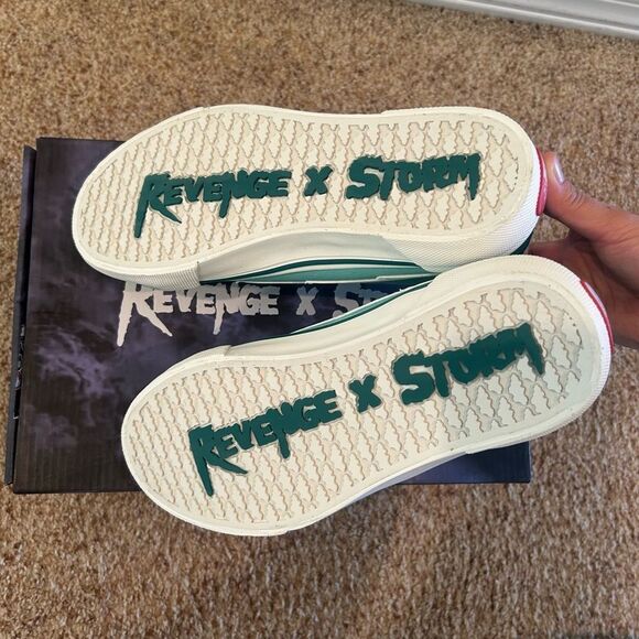 NWT Revenge X Storm Men’s Size 6 Hi-Top Bright Turg Sea Grn Shoes - Picture 7 of 10